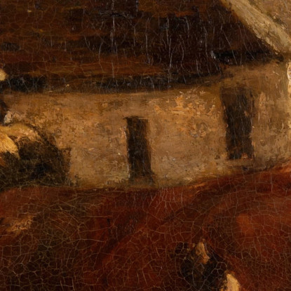 All'Abbeveratoio Gustave Courbet cg35 quadro stampato su tela