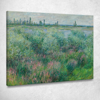 Rive Della Senna Vicino A Vétheuil Claude Monet mnt195 quadro stampato su tela