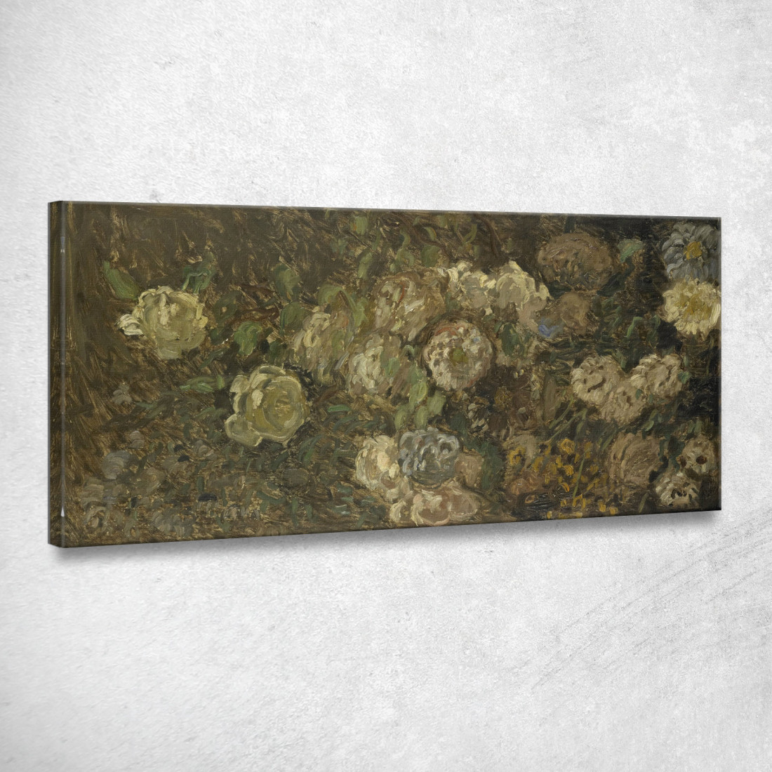 Fiori Claude Monet mnt196 quadro stampato su tela Fiori Claude Monet mnt196 quadro stampato su tela