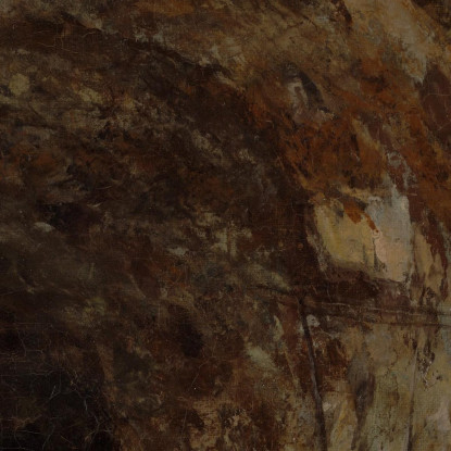 Grotta Di Sarrazine Vicino A Nans-Sous-Sainte-Anne Gustave Courbet cg74 quadro stampato su tela