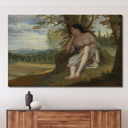 Pisolino Gustave Courbet cg88 quadro stampato su tela
