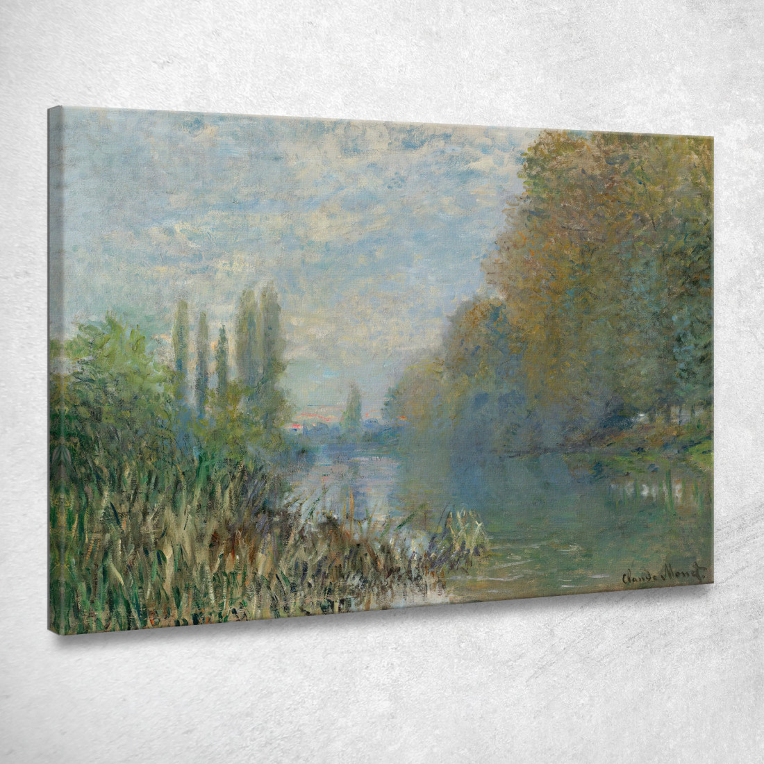 Rive Della Senna In Autunno Claude Monet mnt200 quadro stampato su tela