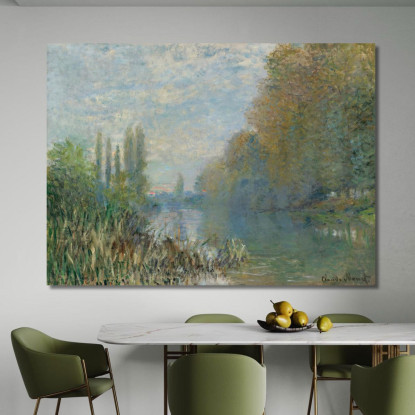 Rive Della Senna In Autunno Claude Monet mnt200 quadro stampato su tela