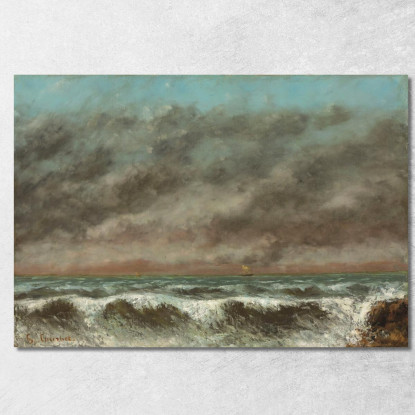 Marino Gustave Courbet cg115 quadro stampato su tela