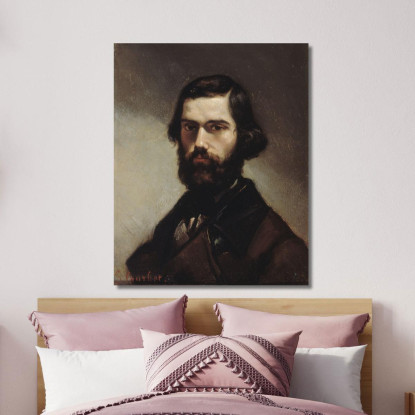 Ritratto Di Jules Valles Gustave Courbet cg133 quadro stampato su tela
