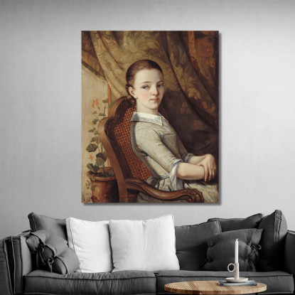 Ritratto Di Giulietta Courbet Gustave Courbet cg134 quadro stampato su tela