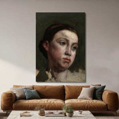 Ritratto Di Una Giovane Donna Gustave Courbet cg140 quadro stampato su tela
