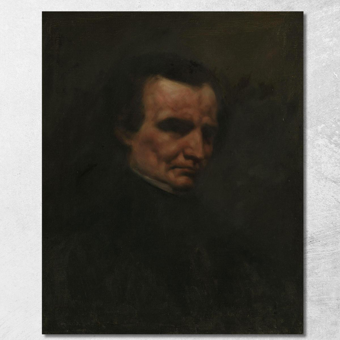 Ritratto Del Compositore Hector Berlioz Gustave Courbet cg143 quadro stampato su tela Ritratto Del Compositore Hector Berlioz Gustave Courbet cg143 quadro stampato su tela