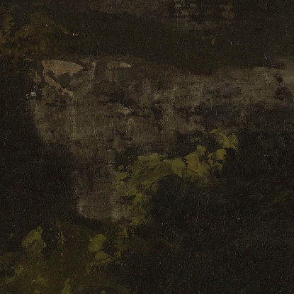 Rocce A Ornans Gustave Courbet cg146 quadro stampato su tela