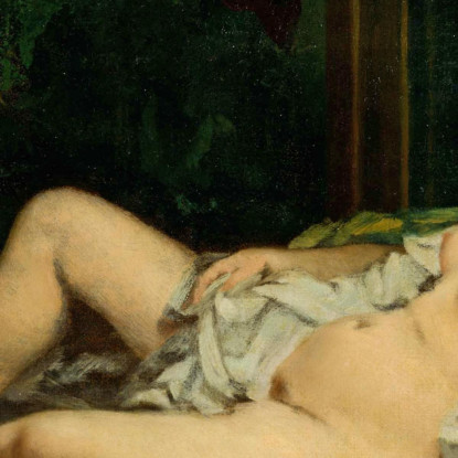 Nudo Addormentato Gustave Courbet cg154 quadro stampato su tela
