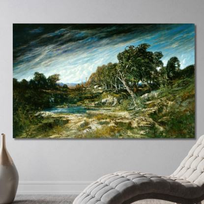 La Folata Di Vento Gustave Courbet cg174 quadro stampato su tela