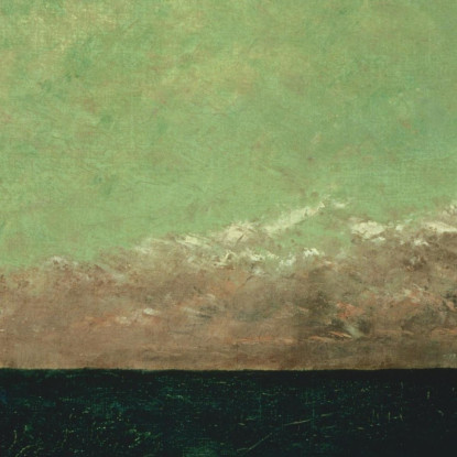 Il Mediterraneo Gustave Courbet cg176 quadro stampato su tela