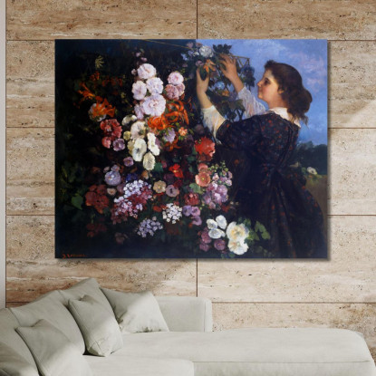 Traliccio Gustave Courbet cg187 quadro stampato su tela