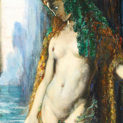 Il Poeta E La Sirena 1893 Gustave Moreau gmr20 quadro stampato su tela