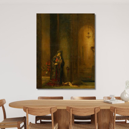 Salomè Alla Prigione Gustave Moreau gmr33 quadro stampato su tela