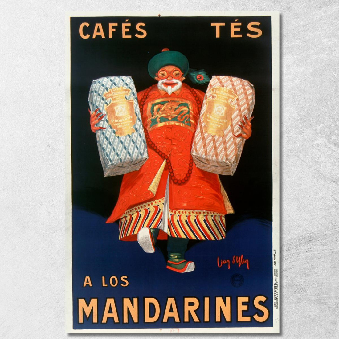 Caffè E Tè Ai Mandarini Jean d'Ylen jyl2 quadro stampato su tela Caffè E Tè Ai Mandarini Jean d'Ylen jyl2 quadro stampato su tela
