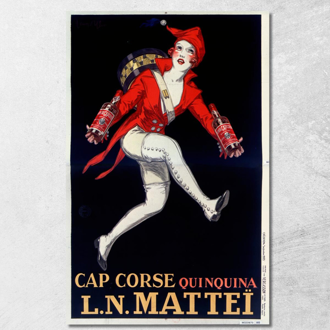 Capo Corso Quinquina Jean d'Ylen jyl3 quadro stampato su tela Capo Corso Quinquina Jean d'Ylen jyl3 quadro stampato su tela