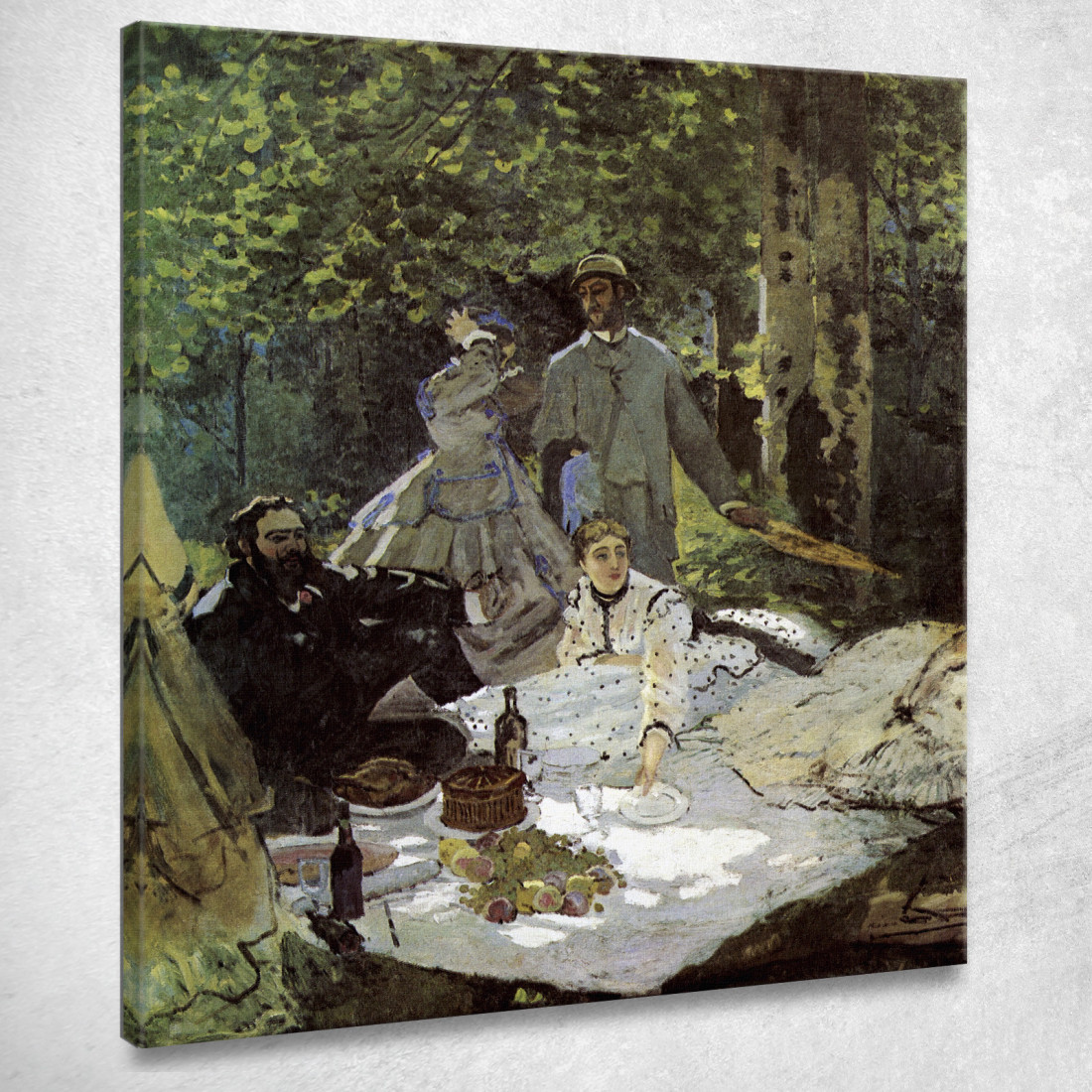 Pranzo Sull'Erba Claude Monet mnt222 quadro stampato su tela