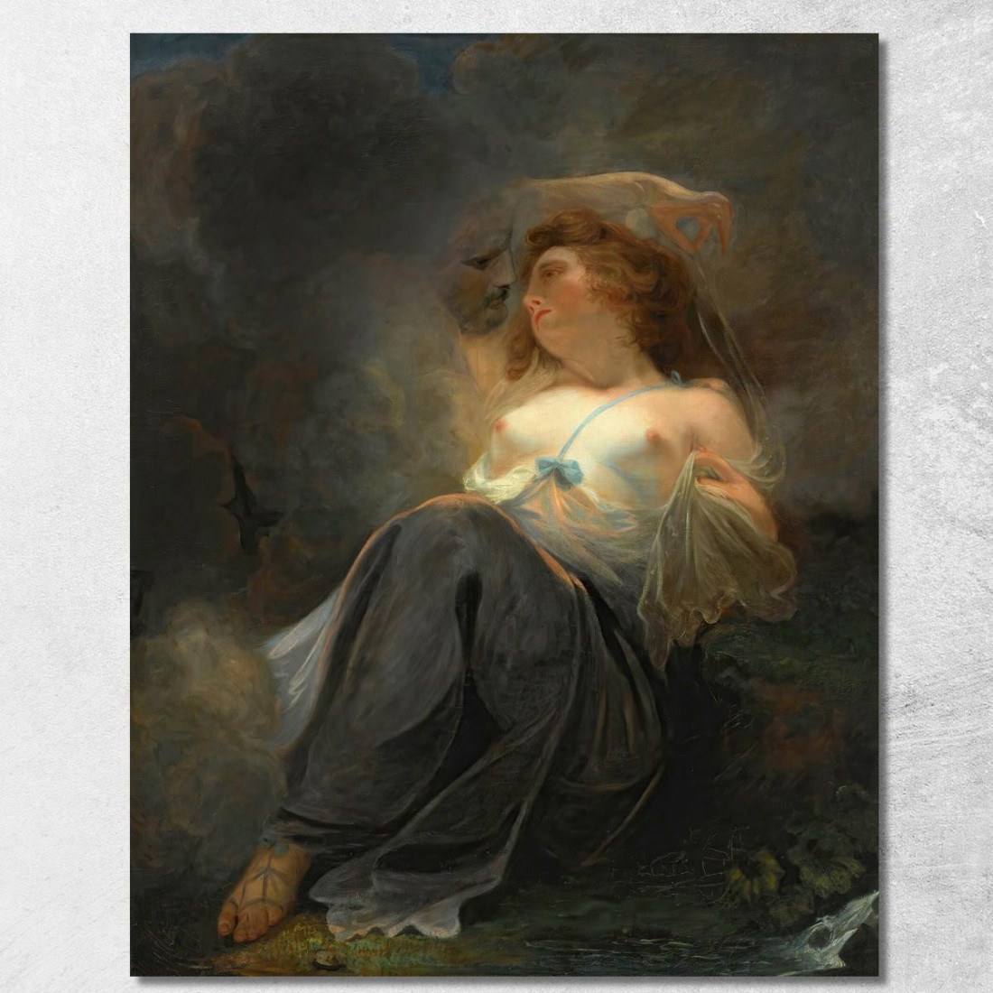 Giove E Io John Hoppner jhp9 quadro stampato su tela Giove E Io John Hoppner jhp9 quadro stampato su tela