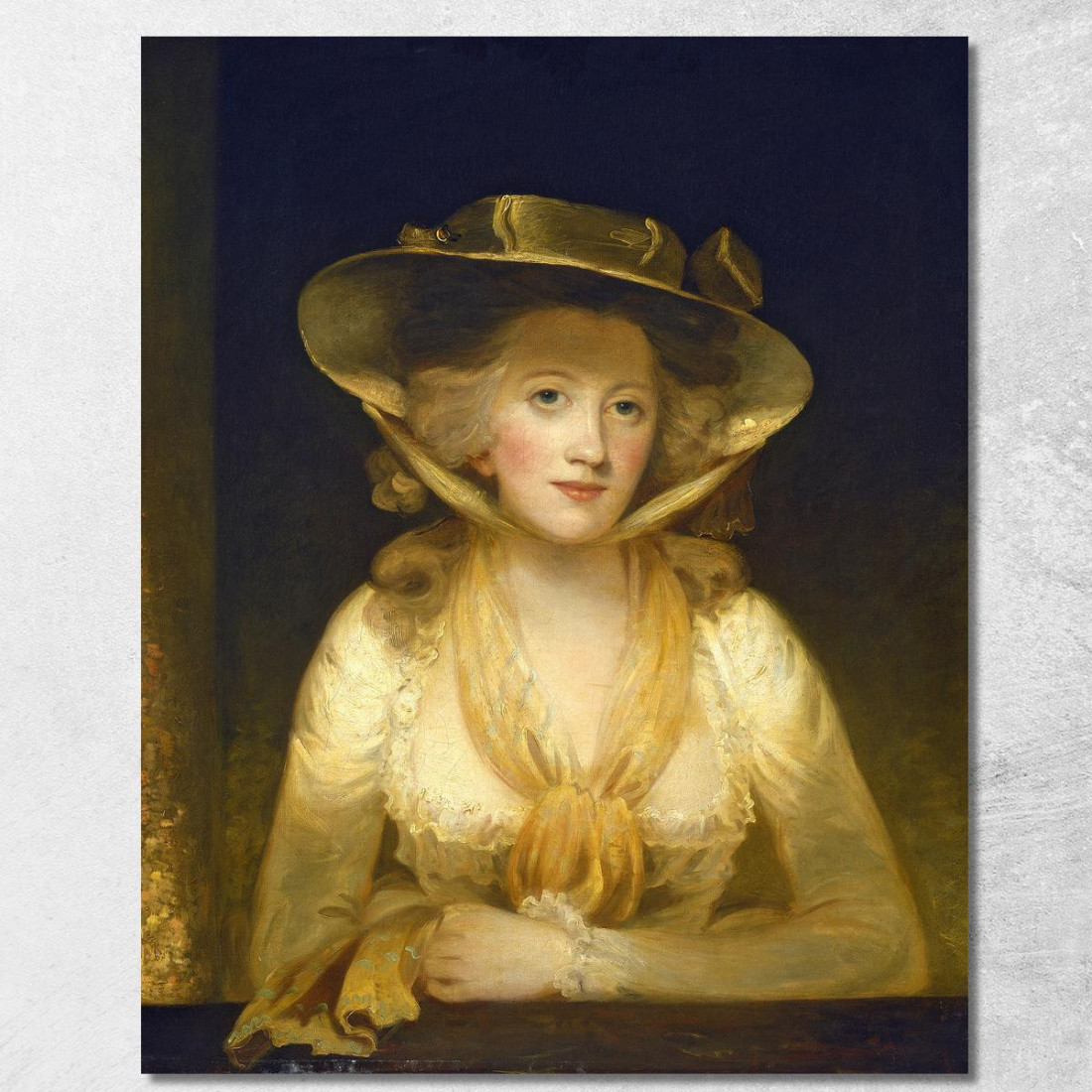 Signora Cunliffe John Hoppner jhp10 quadro stampato su tela Signora Cunliffe John Hoppner jhp10 quadro stampato su tela