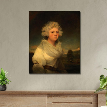La Signora Abington John Hoppner jhp14 quadro stampato su tela