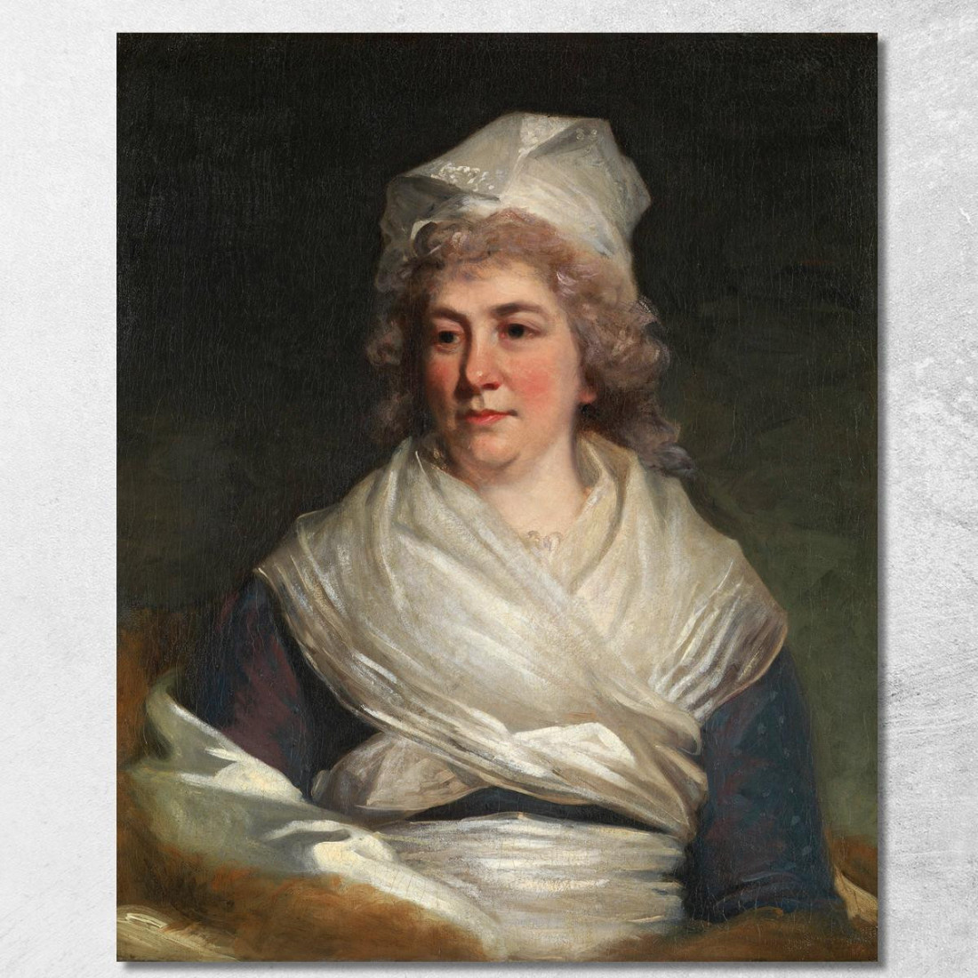 La Signora Richard Bache Sarah Franklin John Hoppner jhp18 quadro stampato su tela La Signora Richard Bache Sarah Franklin John Hoppner jhp18 quadro stampato su tela