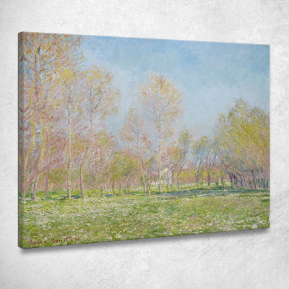 Primavera A Giverny 1890 Claude Monet mnt225 quadro stampato su tela