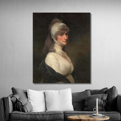 La Signora Thomas Pechell Charlotte Clavering John Hoppner jhp20 quadro stampato su tela