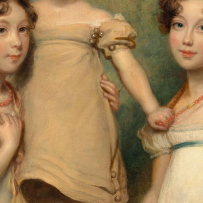 Ritratto Dei Bambini Hughes-Hallett John Hoppner jhp33 quadro stampato su tela