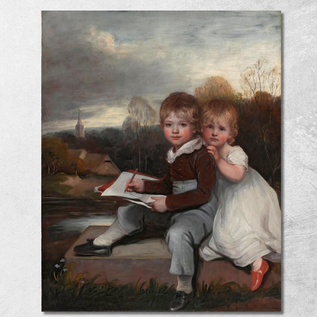 I Bambini Bowden John Hoppner jhp39 quadro stampato su tela I Bambini Bowden John Hoppner jhp39 quadro stampato su tela