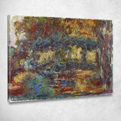 La Passerella Giapponese Claude Monet mnt228 quadro stampato su tela