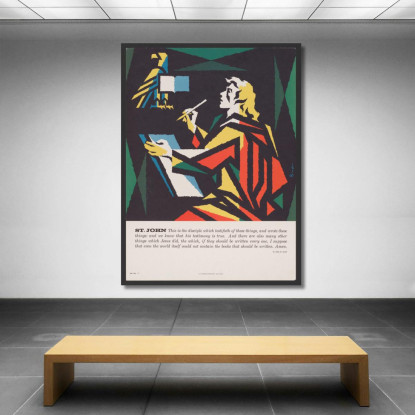 San Giovanni Joseph Binder jbn14 quadro stampato su tela
