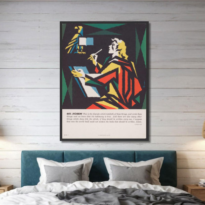 San Giovanni Joseph Binder jbn14 quadro stampato su tela