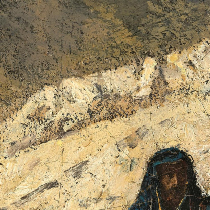 Sceicchi Arabi In Montagna Léon Bonnat lbn5 quadro stampato su tela