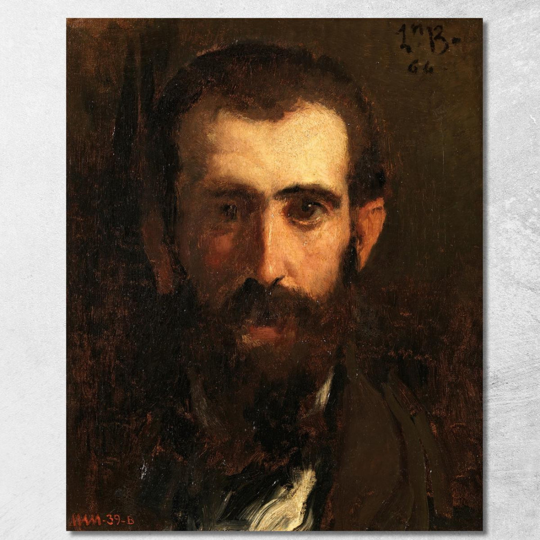 Il Pittore Ceferino Araujo Sánchez Léon Bonnat lbn8 quadro stampato su tela