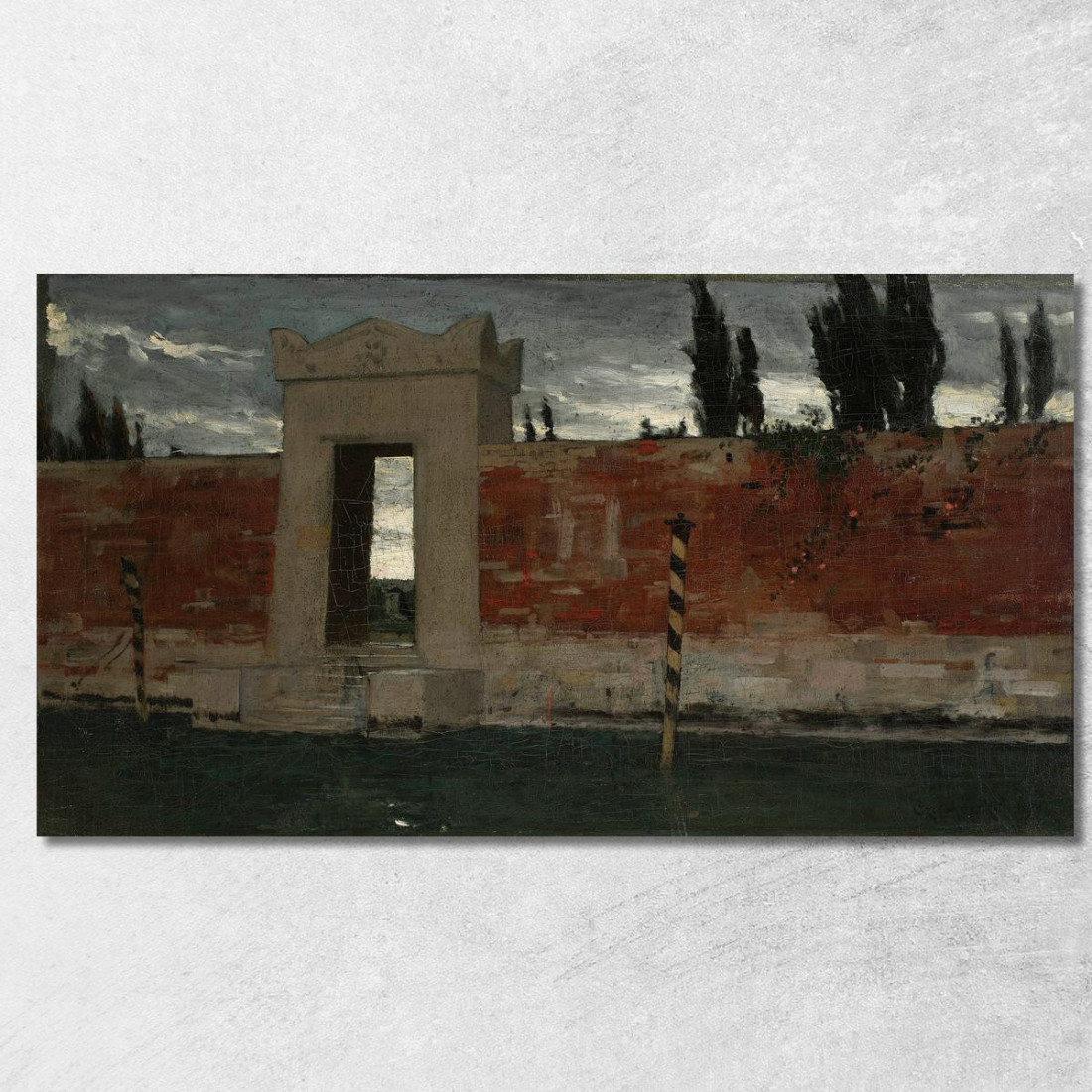 Schizzo Del Cimitero Di Venezia Władysław Czachórski wcz3 quadro stampato su tela Schizzo Del Cimitero Di Venezia Władysław Czachórski wcz3 quadro stampato su tela