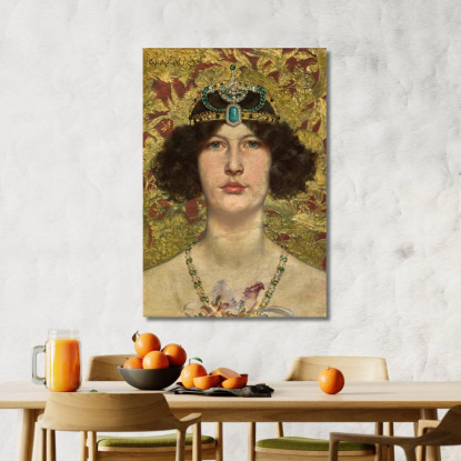 Cleopatra Władysław Czachórski wcz4 quadro stampato su tela