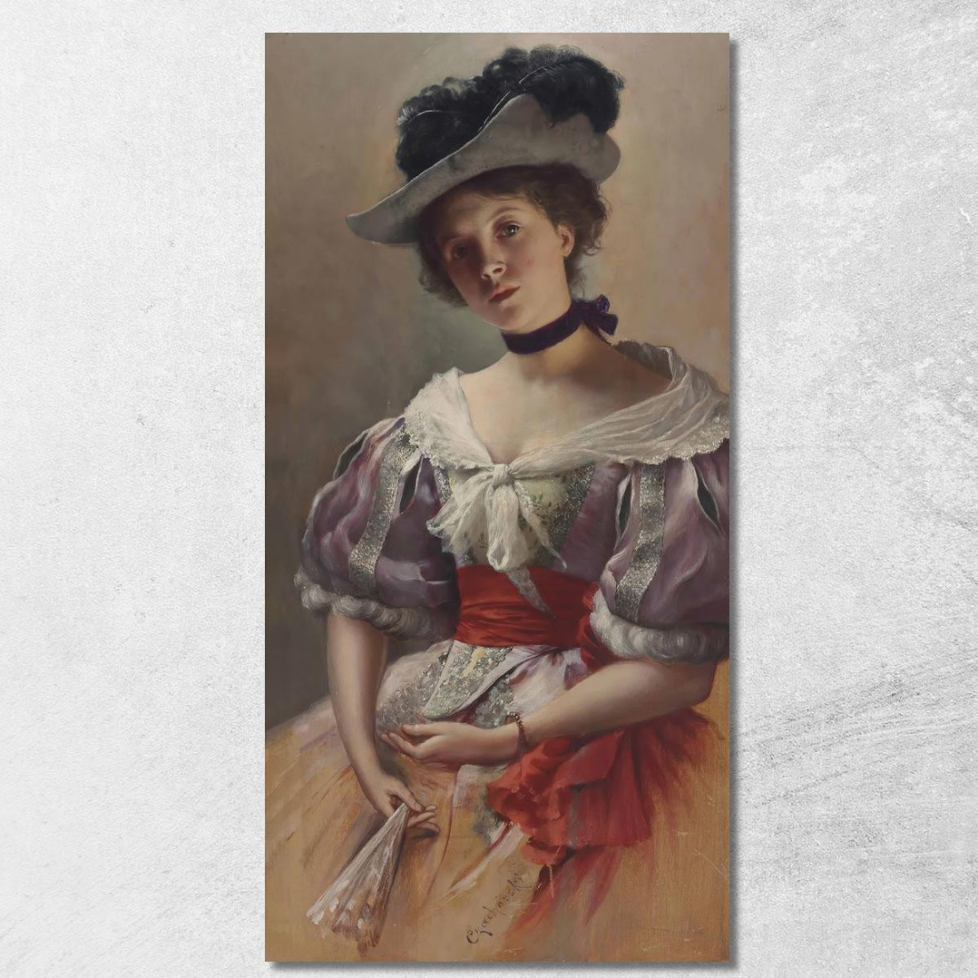 Giovane E Bella Władysław Czachórski wcz6 quadro stampato su tela Giovane E Bella Władysław Czachórski wcz6 quadro stampato su tela