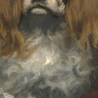 Un King Charles Spaniel Édouard Manet emt3 quadro stampato su tela