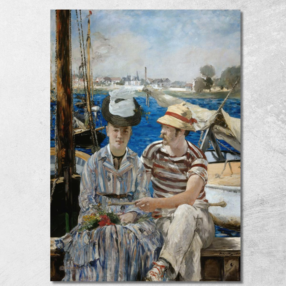 Argenteuil Di Édouard Manet Édouard Manet emt5 quadro stampato su tela