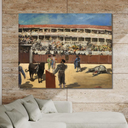 Corrida 1866 Édouard Manet emt23 quadro stampato su tela