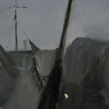 Clair De Lune Sul Porto Di Boulogne Chiaro Di Luna Sul Porto Di Boulogne 1869 Édouard Manet emt24 quadro stampato su tela