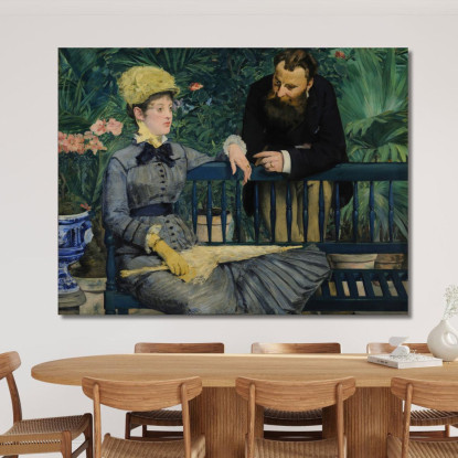 Al Conservatorio Édouard Manet emt36 quadro stampato su tela