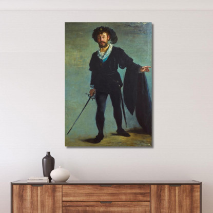 Jean-Baptiste Faure Nel Ruolo Di Amleto Édouard Manet emt39 quadro stampato su tela