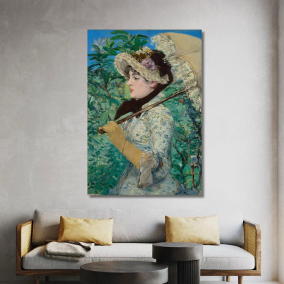 Giovanna Primavera Édouard Manet emt40 quadro stampato su tela
