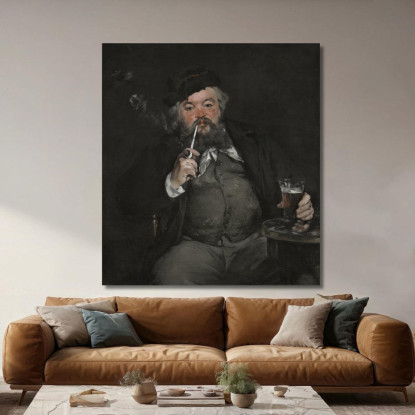 Il Buon Bock 1873 Édouard Manet emt51 quadro stampato su tela