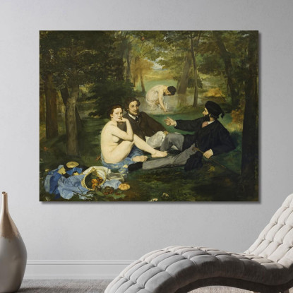 Pranzo Sull'Erba Édouard Manet emt57 quadro stampato su tela