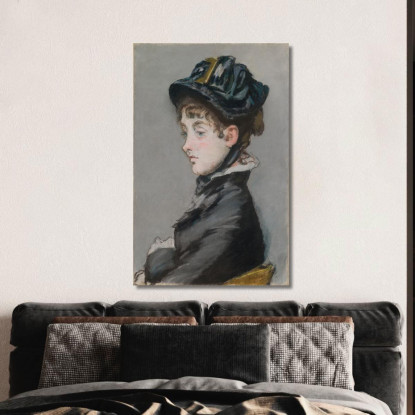 Signora Guillemet Édouard Manet emt59 quadro stampato su tela