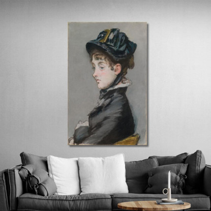 Signora Guillemet Édouard Manet emt59 quadro stampato su tela
