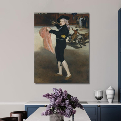 Mademoiselle In Costume Da Espada Édouard Manet emt63 quadro stampato su tela